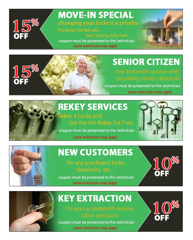 Lock Safe Services Overland Park, KS 913-364-2668 - coupon23-set-five